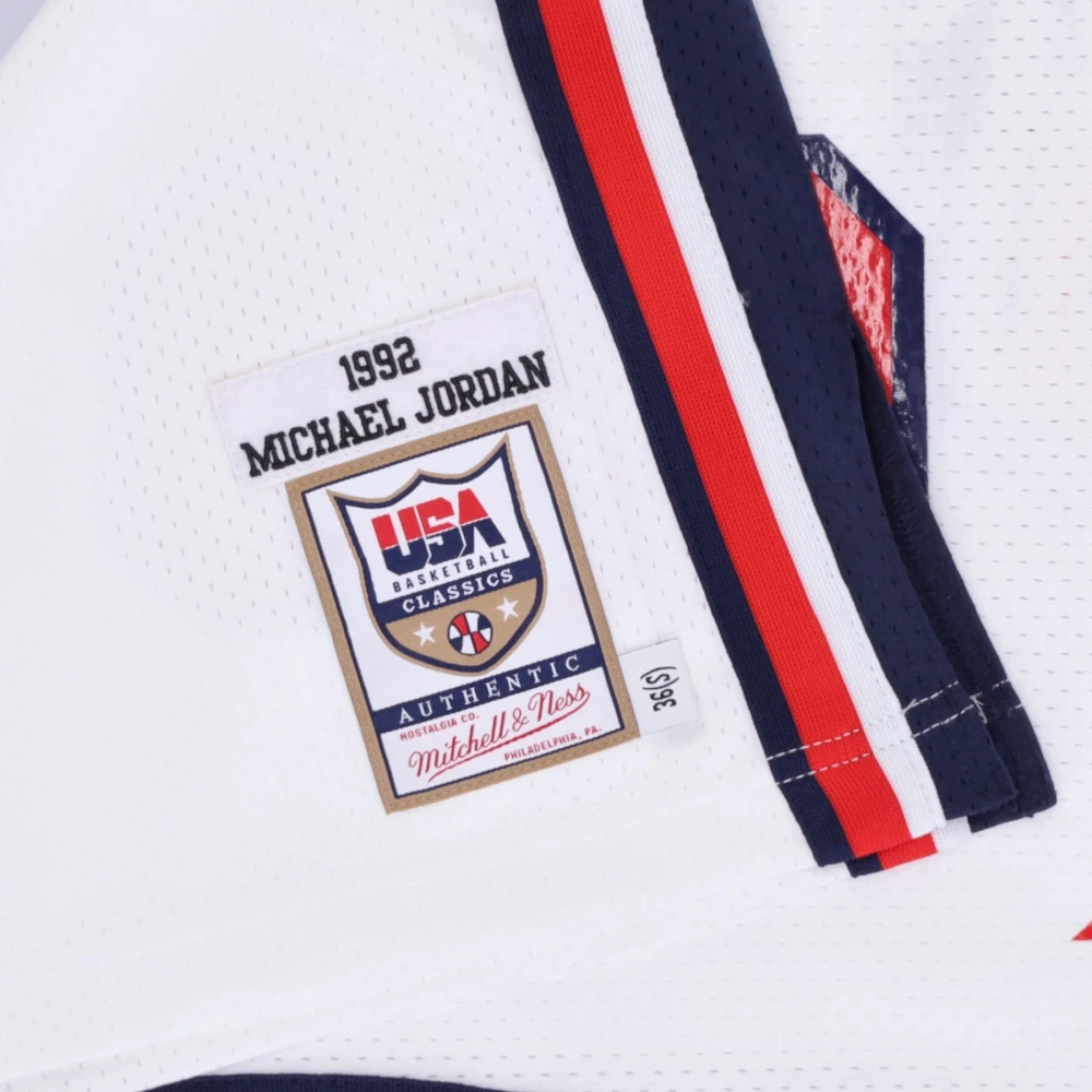 Mitchell & Ness Michael Jordan 1992 Team USA Tank Top White Heren