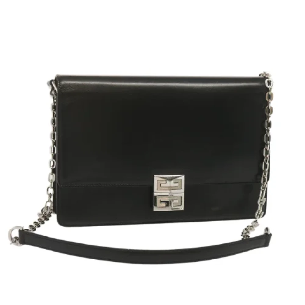 Givenchy Pre-owned Leather shoulder-bags Black Dames