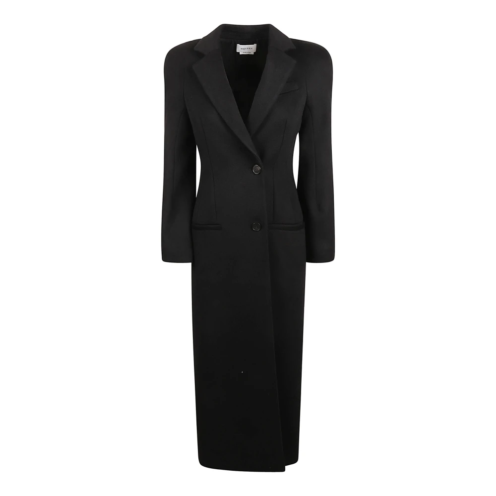 Alexander mcqueen Zwarte getailleerde jas Black Dames