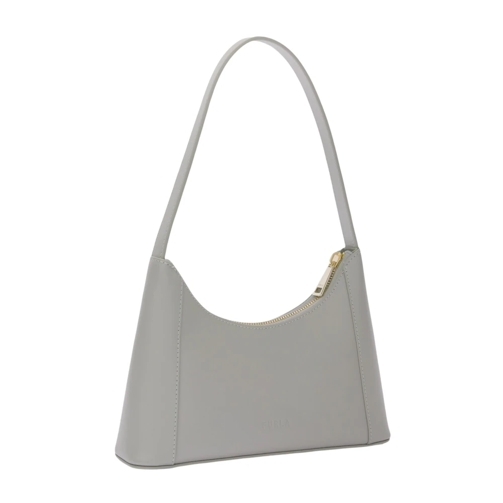 Furla Diamante Schoudertas Mini Gray Dames