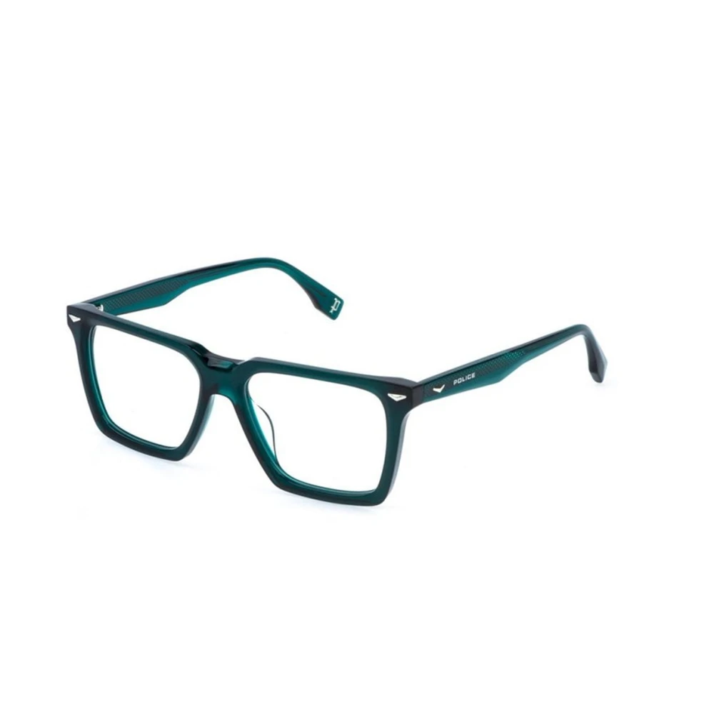 Police Men's Green Vplr66e Glasses - Glasses - 53 Mm - Accessories