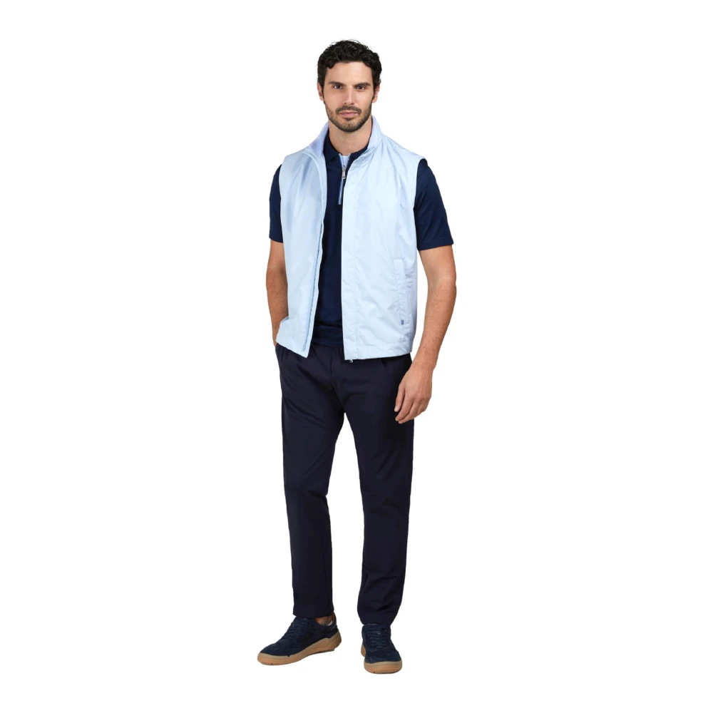PAUL & SHARK Blauwe Chino Broek Dynamic Stretch Blue Heren