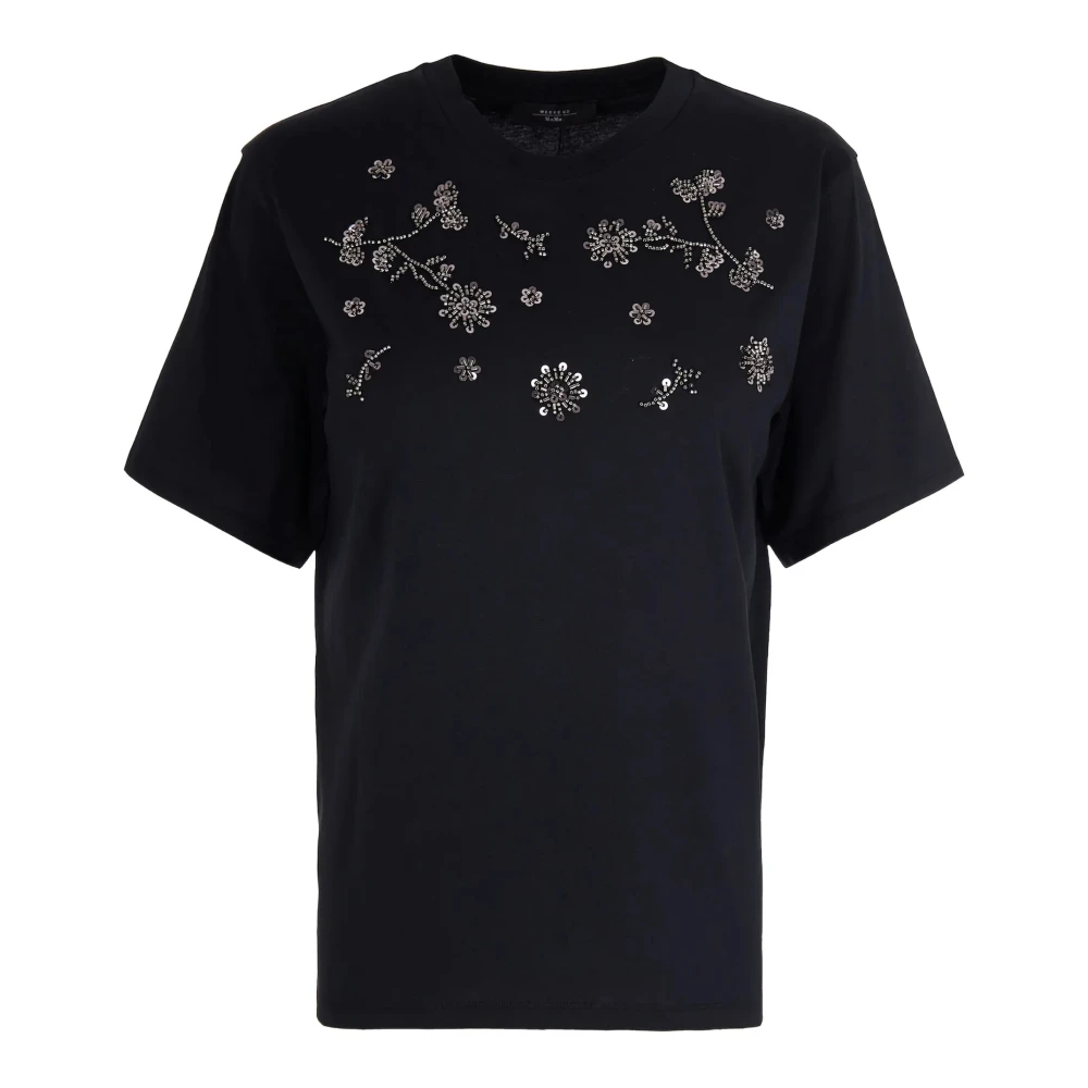 Weekend Max Mara Women's Black T-Shirts, L, Wkdagile