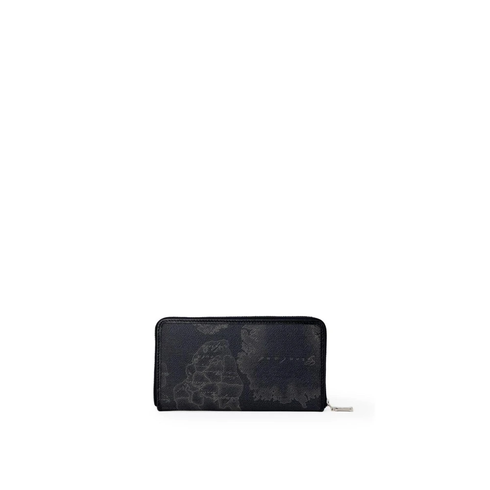 Alviero Martini 1a Classe Zwarte leren portemonnee Herfst Winter collectie Black Dames