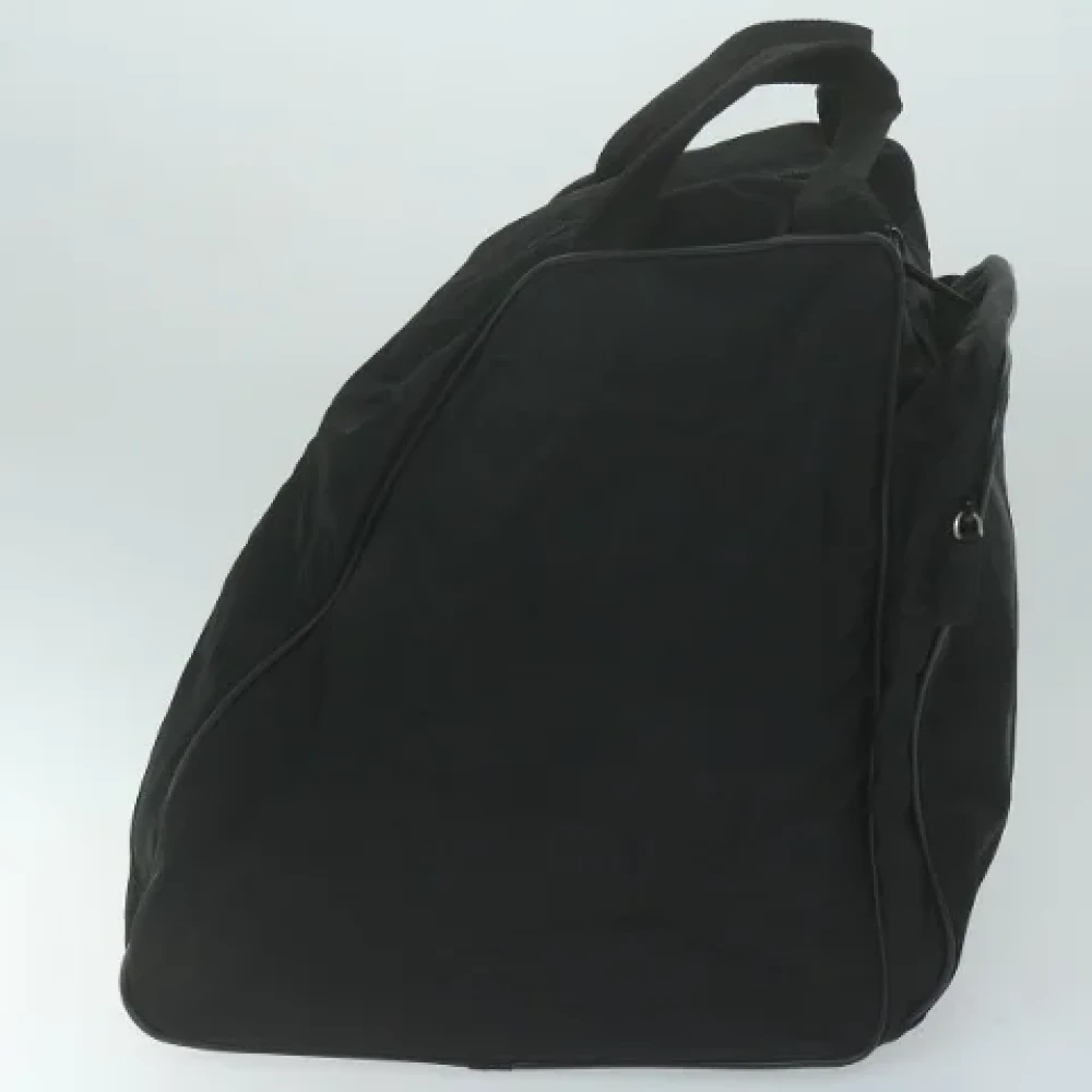 Prada Vintage Pre-owned Fabric handbags Black Dames