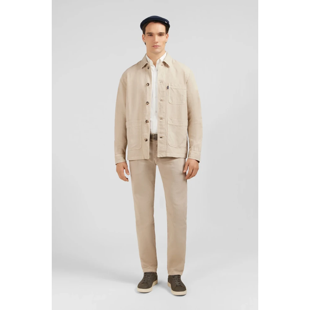 Eden Park Overhemd Beige Heren