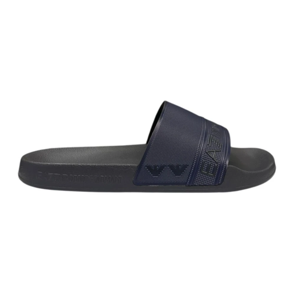 Emporio Armani Ea7 Homme Bleu - Tongs Et Mules Es - Chaussures - Taille: 39 Eu