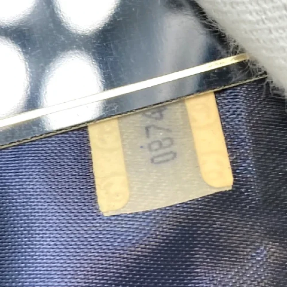 Chanel Vintage Pre-owned Leather chanel-bags Blue Dames