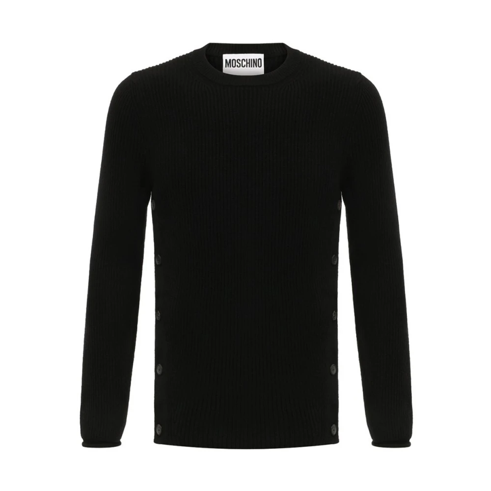 Moschino Men's Black Floral Sweater