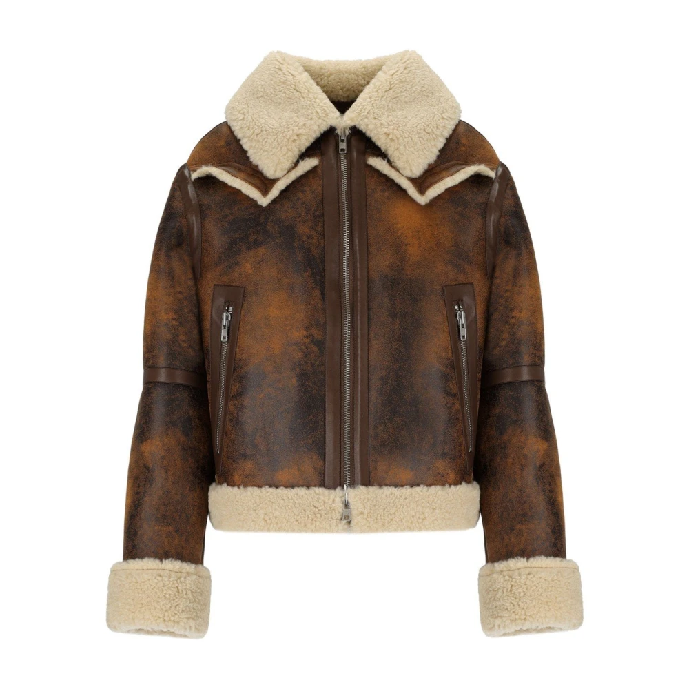Jackets > Faux Fur & Shearling Jackets - - Stand Studio - Modalova
