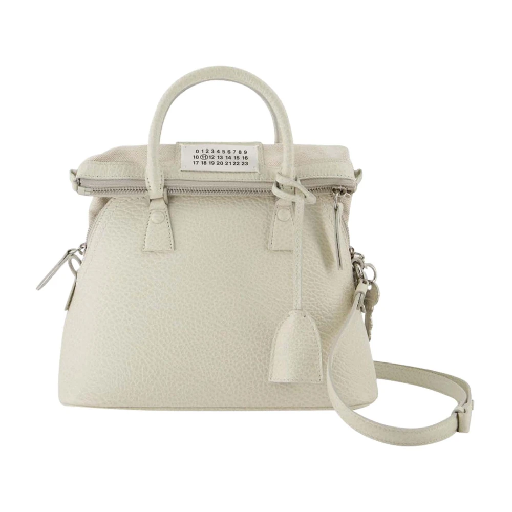 5Ac Classique Mini Bag in Beige Leather