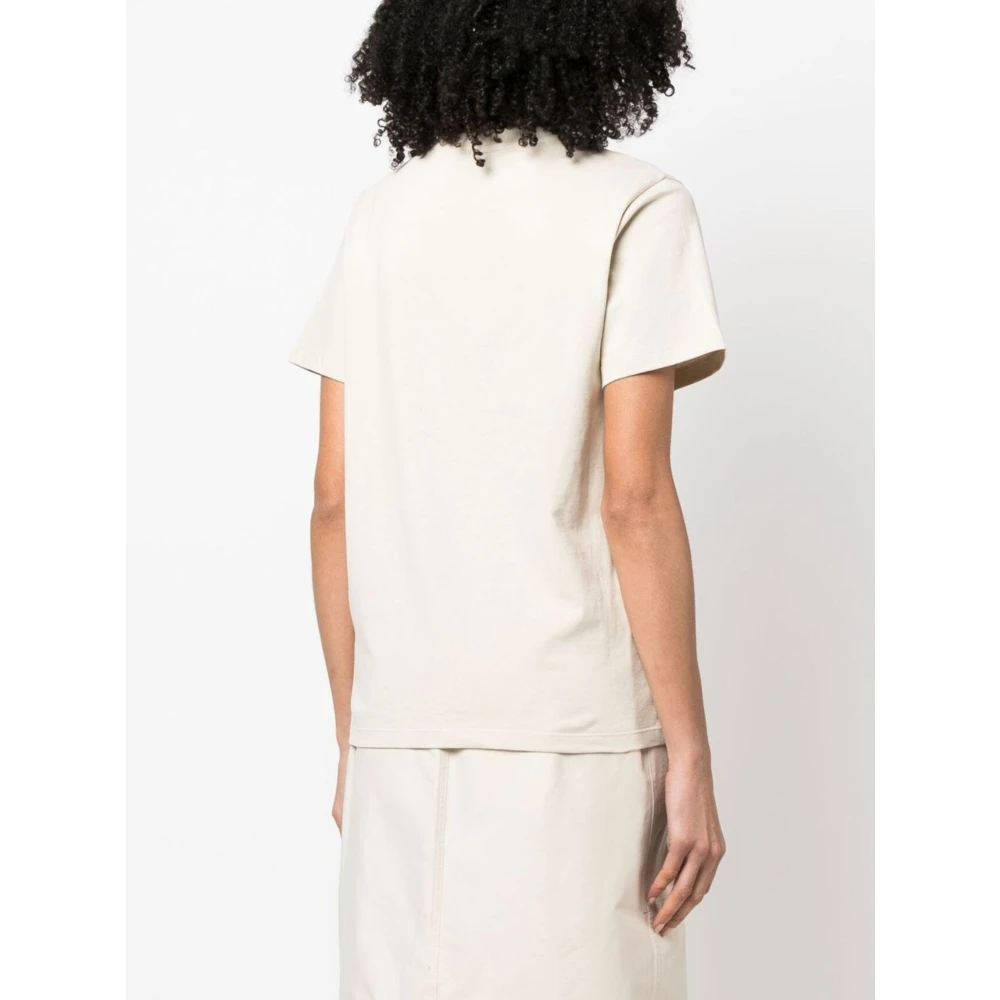 Coperni Logo Print Katoenen T-Shirt White Dames