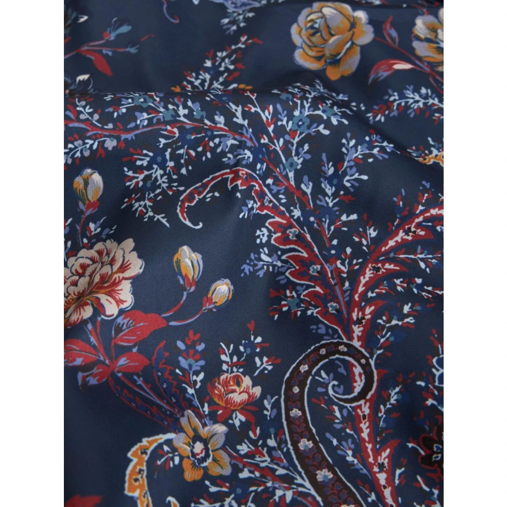 ETRO Zwemboxer met Bloemenprint Blue Heren