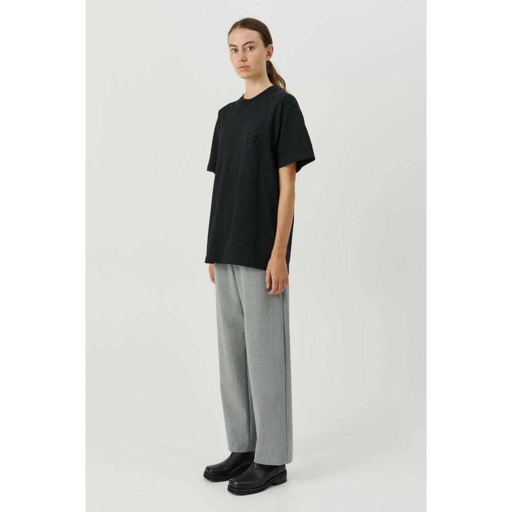 Soulland Kralen Logo T-shirt Black Unisex