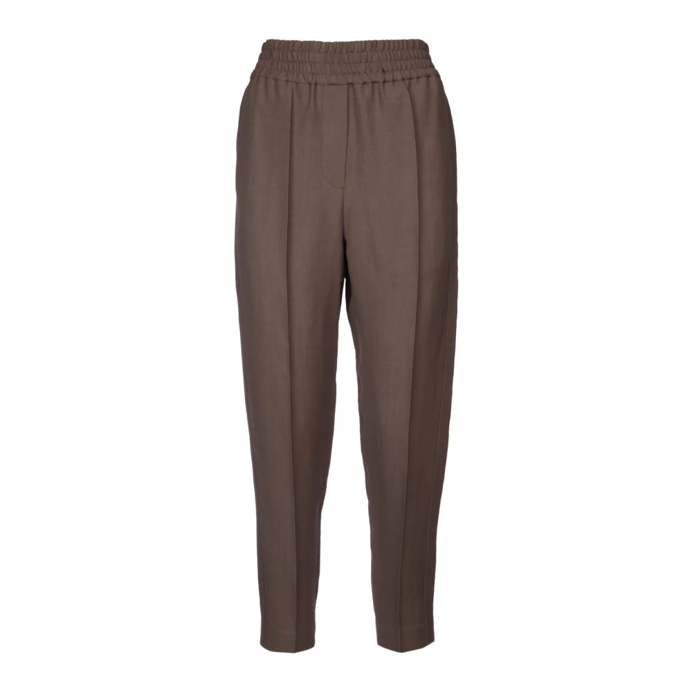 Trousers > Tapered Trousers - - Brunello Cucinelli - Modalova