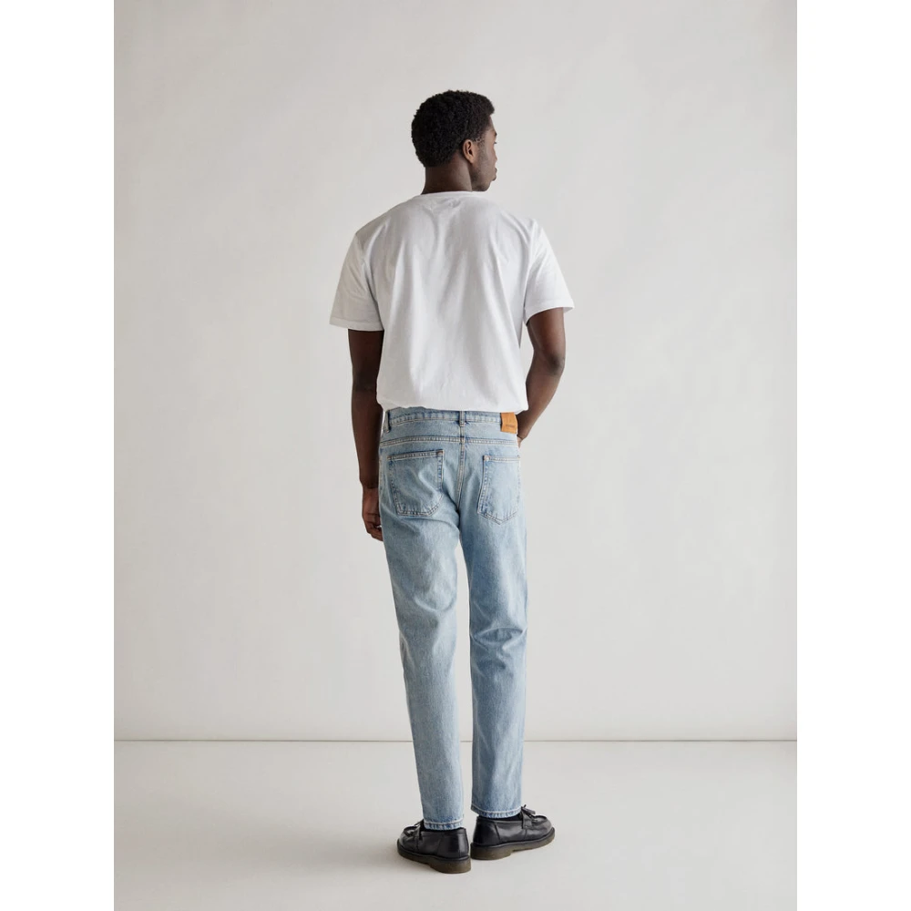 Woodbird Stone Wash Slim Fit Jeans Blue Heren
