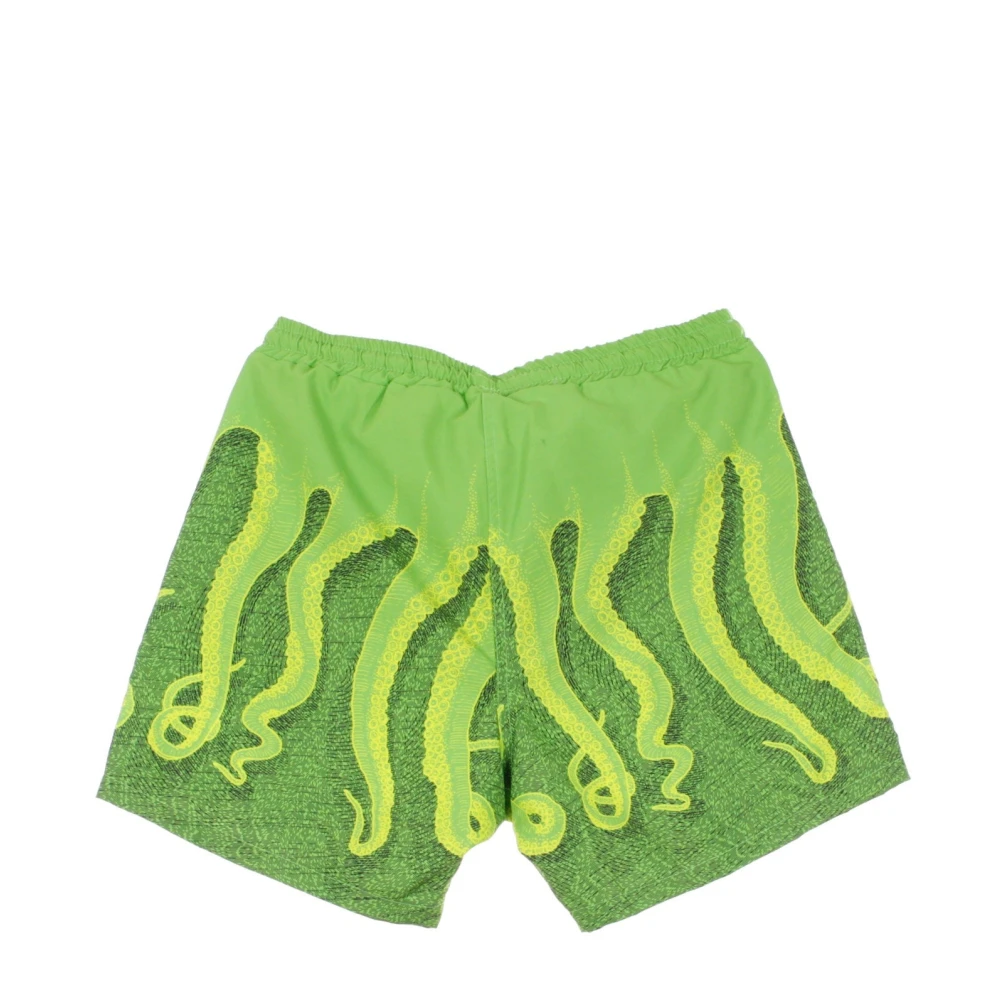 Octopus Zwembroek in Kiwi Lime Kleur Green Heren