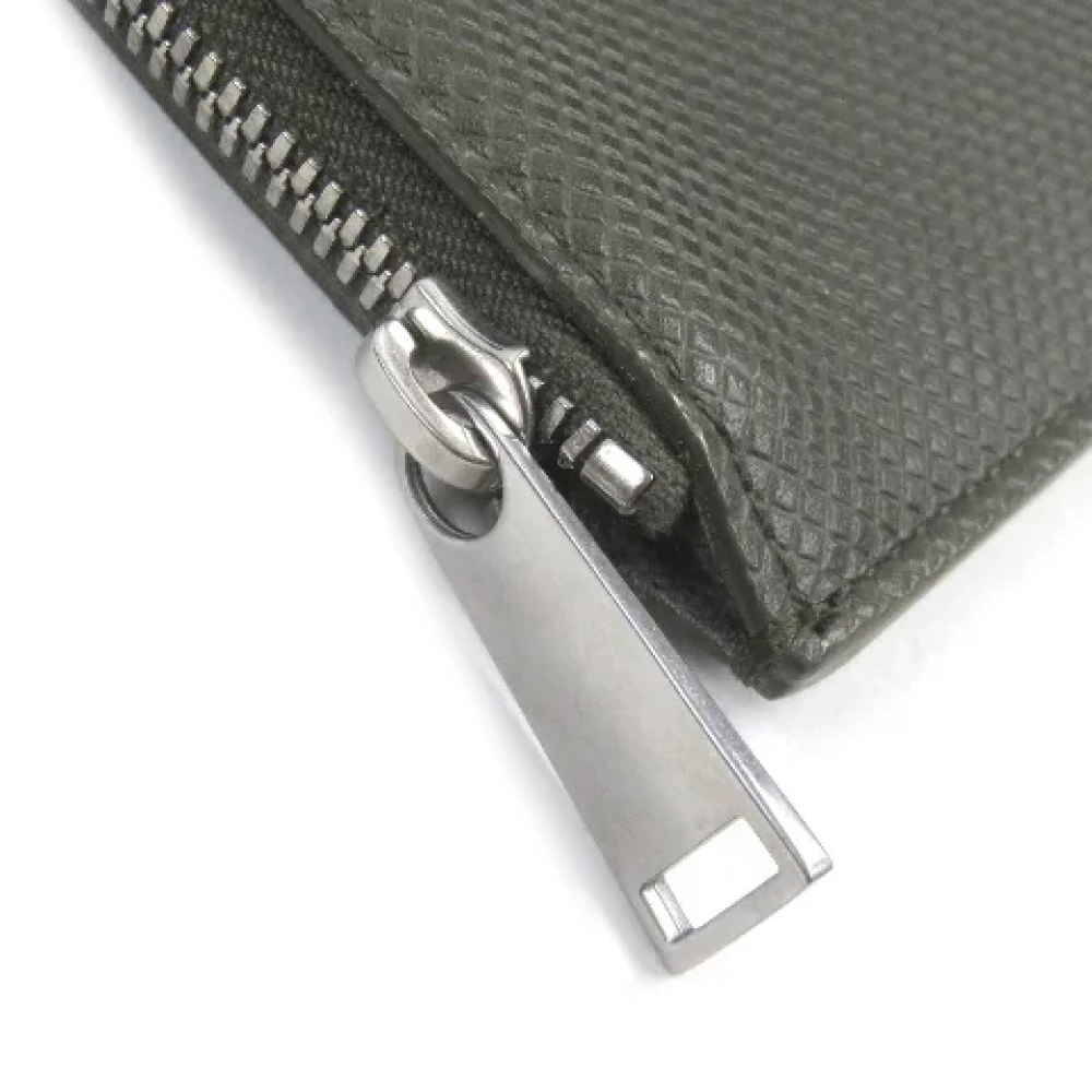 Bottega Veneta Vintage Pre-owned Leather clutches Green Dames