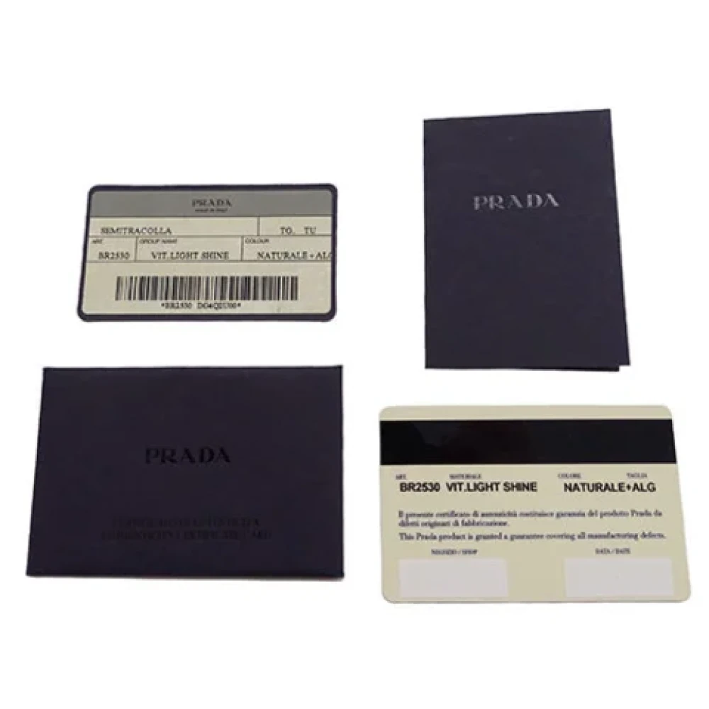 Prada Vintage Pre-owned Leather prada-bags Brown Dames