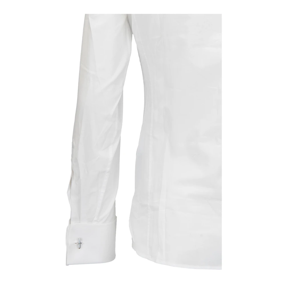 Gucci Klassiek overhemd met lange mouwen en knopen White Heren
