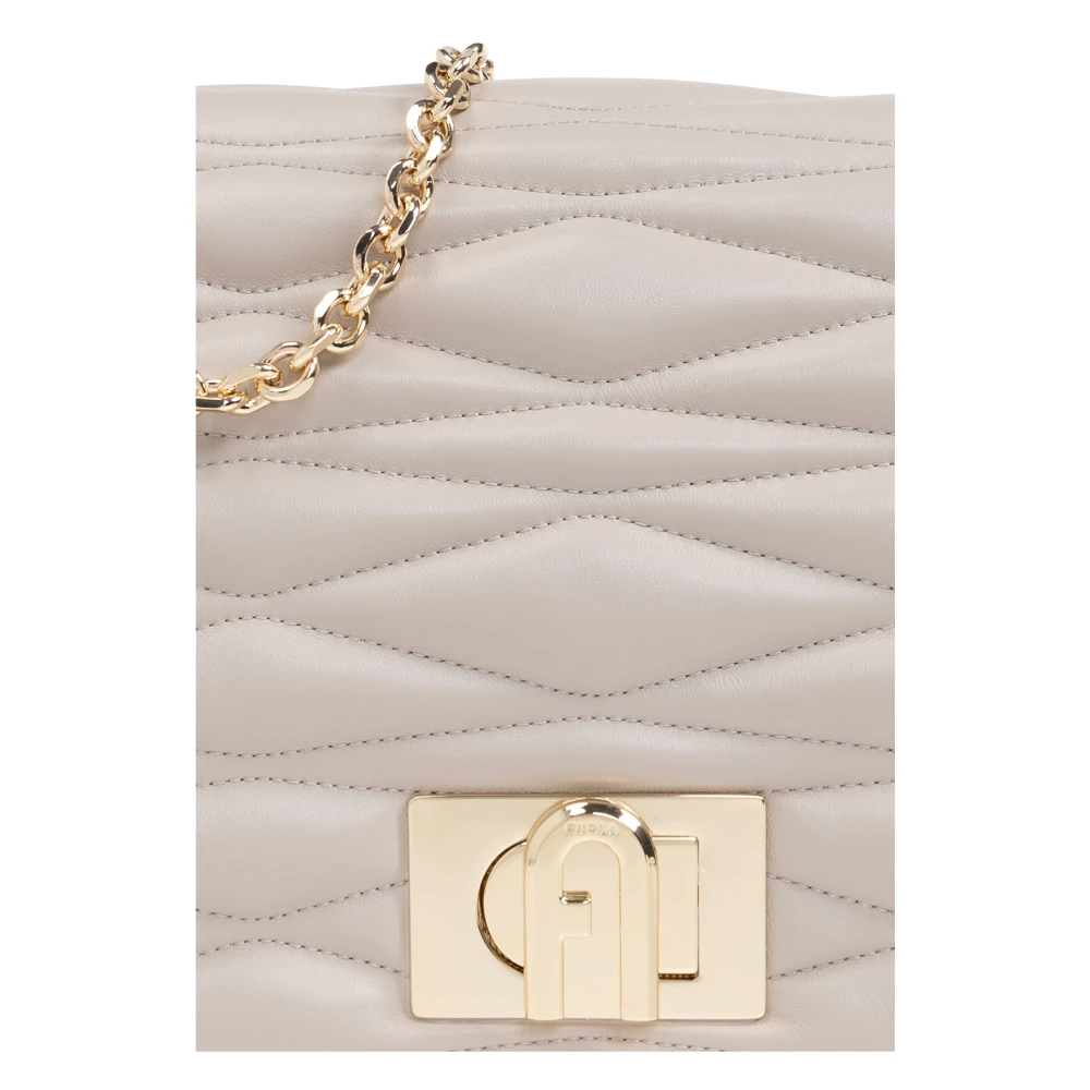 Furla Crossbody Tas 1927 Model Beige Dames