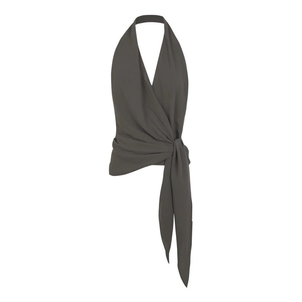 Cortana Gray Cairo Top - Female - Sleeveless Tops - L - Tops
