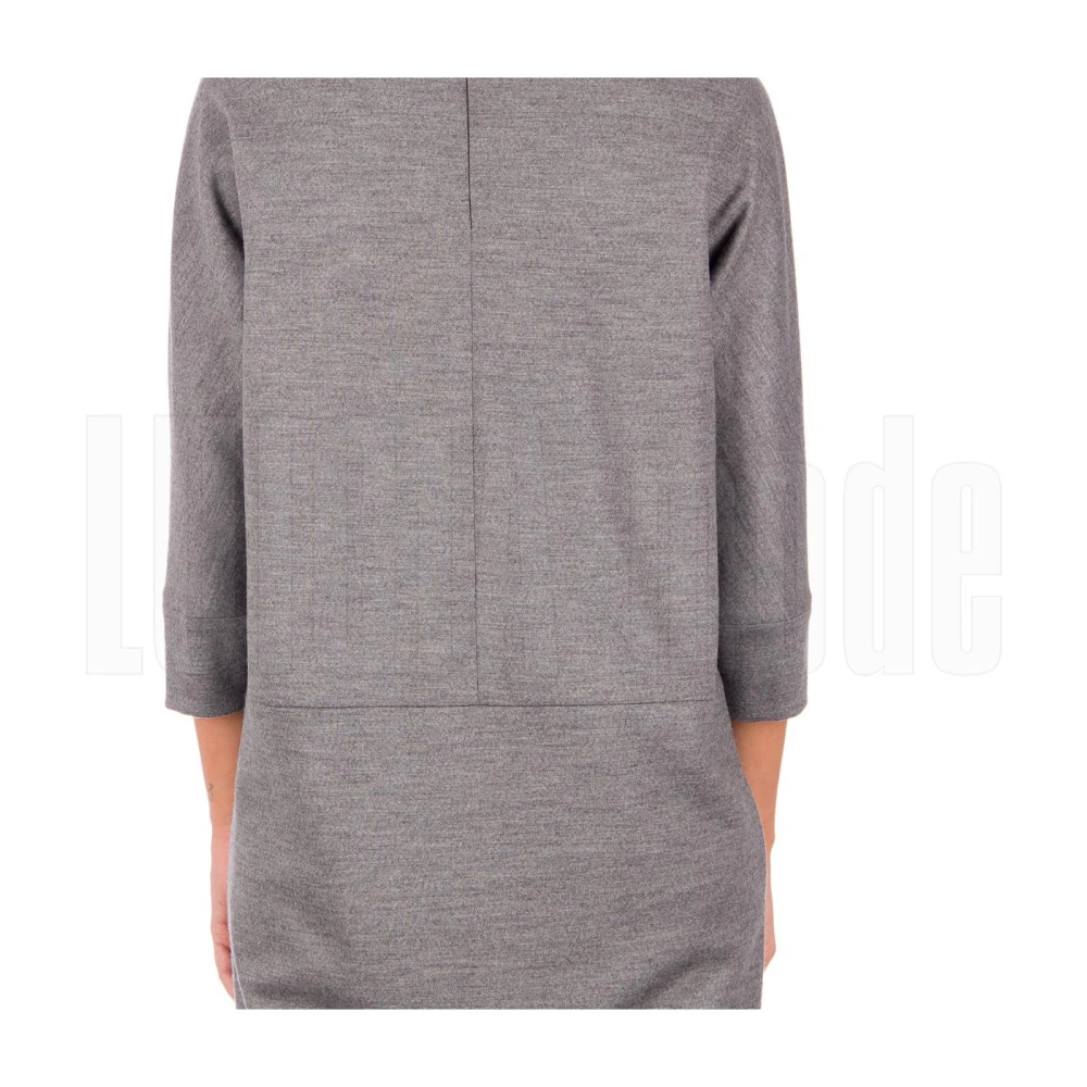 Fabiana Filippi Merinowollen Jurk Gray Dames