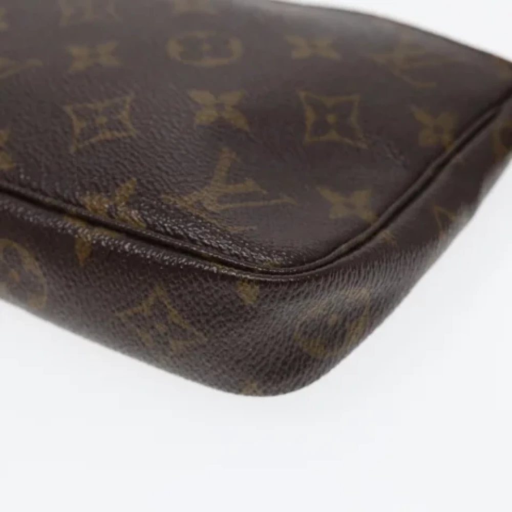 Louis Vuitton Vintage Pre-owned Canvas clutches Brown Dames
