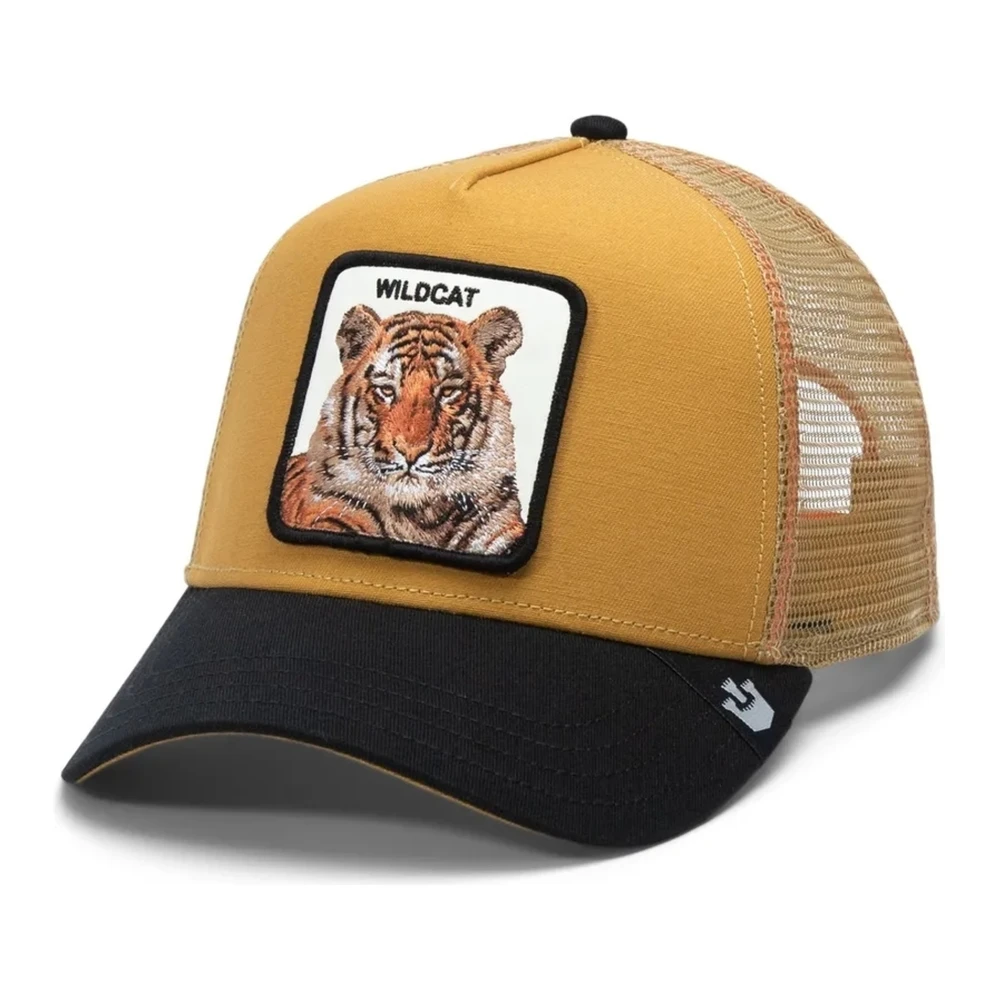 Goorin Bros Mosterd Tijger Wildcat Trucker Cap Yellow Heren