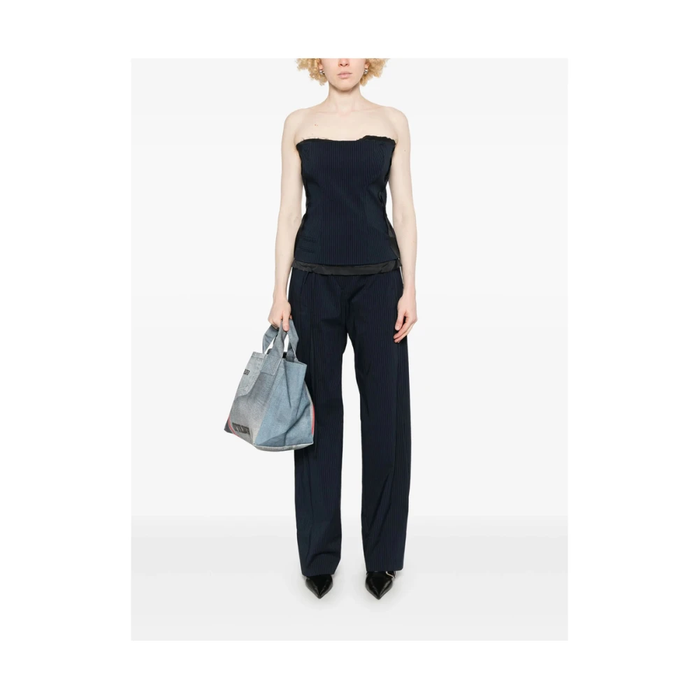 Ottolinger Navy Blue Bandeau Stijl Bodice Blue Dames