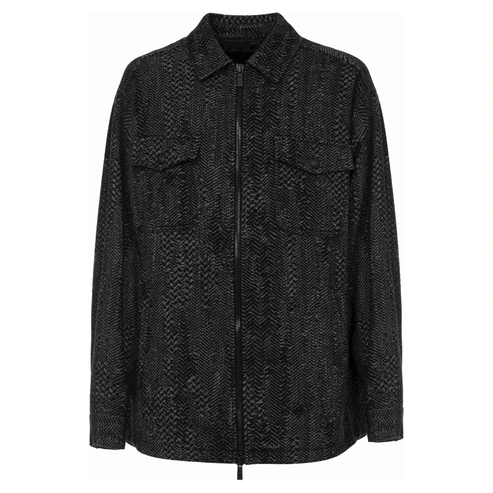 Roberto Cavalli Uomo Nero Giacche, L, New,