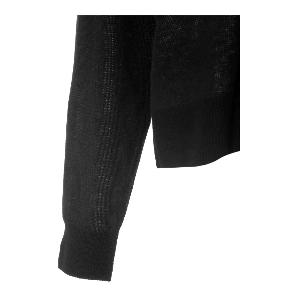 Carhartt WIP Geborduurde Cardigan met Jacquard Detail Black Heren