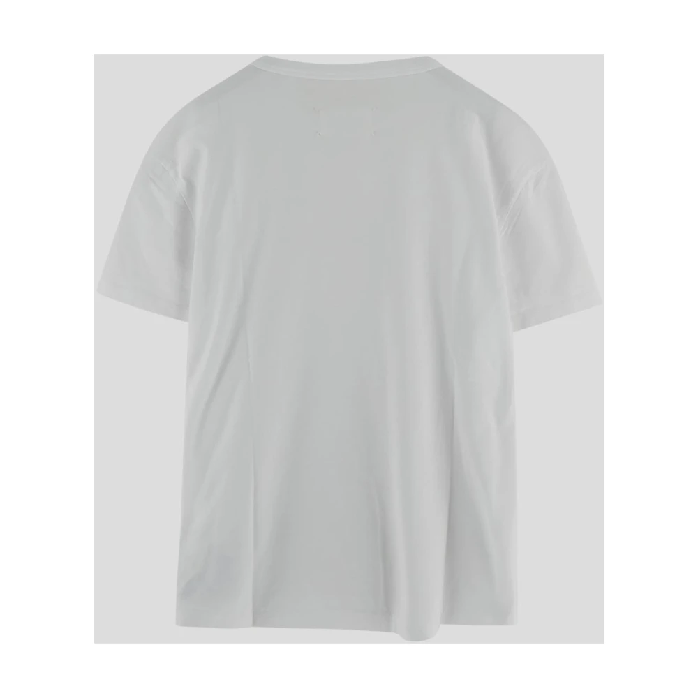 Maison Margiela Katoenen Logo T-shirt White Heren