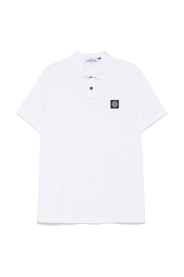 polo-slim-fit-blanc-avec-patch-logo