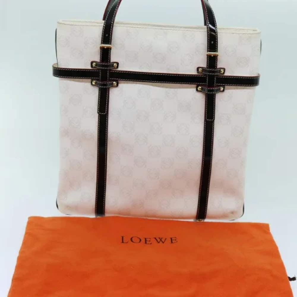 Loewe Pre-owned Leather totes White Dames