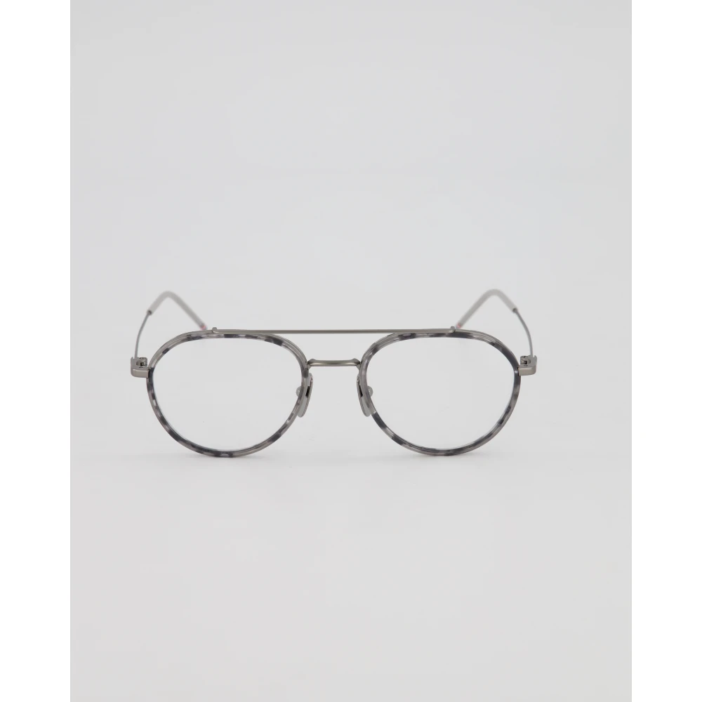 Thom Browne Lichtgrijs Aviator Optische Bril Gray Unisex