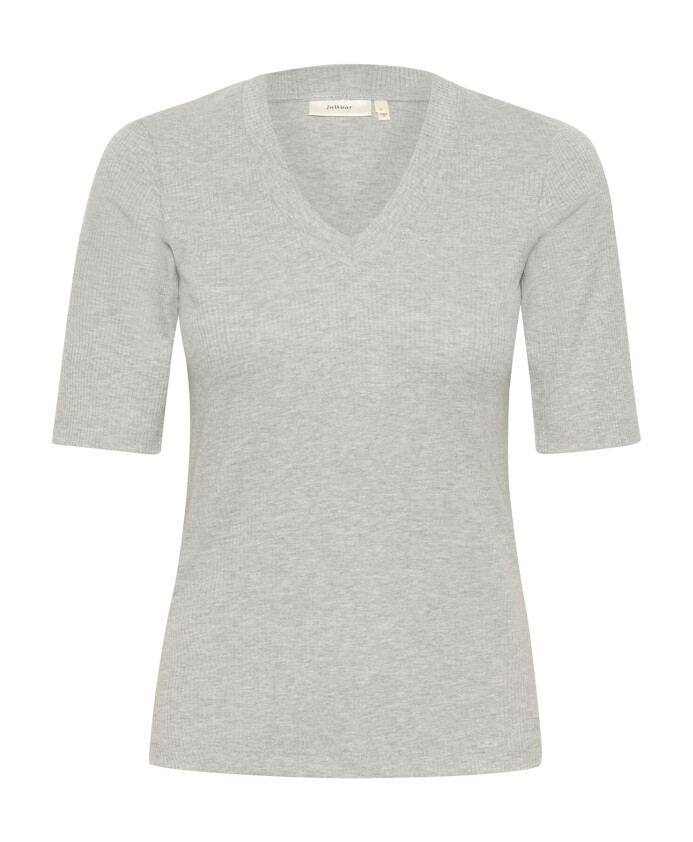 t-shirt-col-v-melange-granite