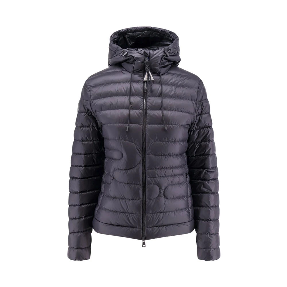 Moncler Hoodie met iconisch logopatch Black Dames