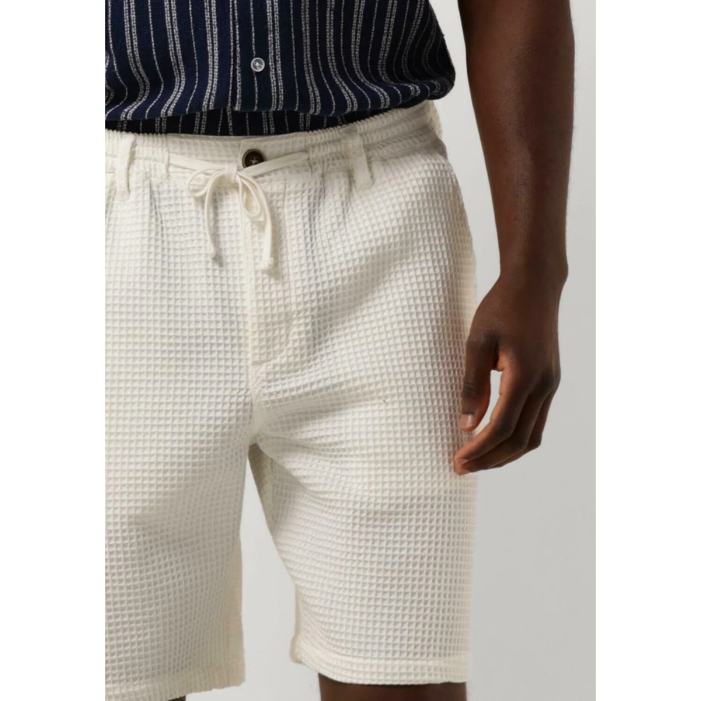 Anerkjendt Witte Wafel Shorts voor Zomer White Heren