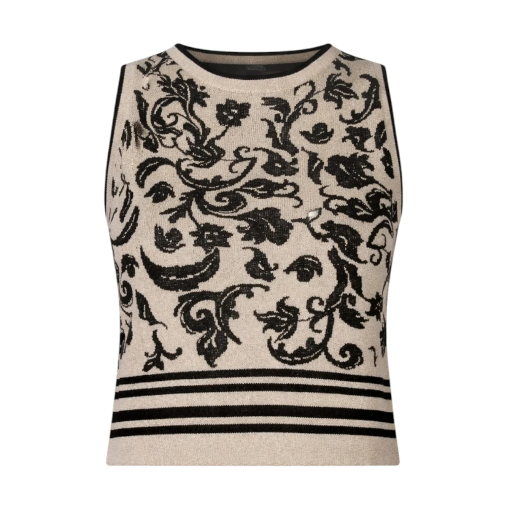 Liu Jo Donna Beige Top, Xs, New,