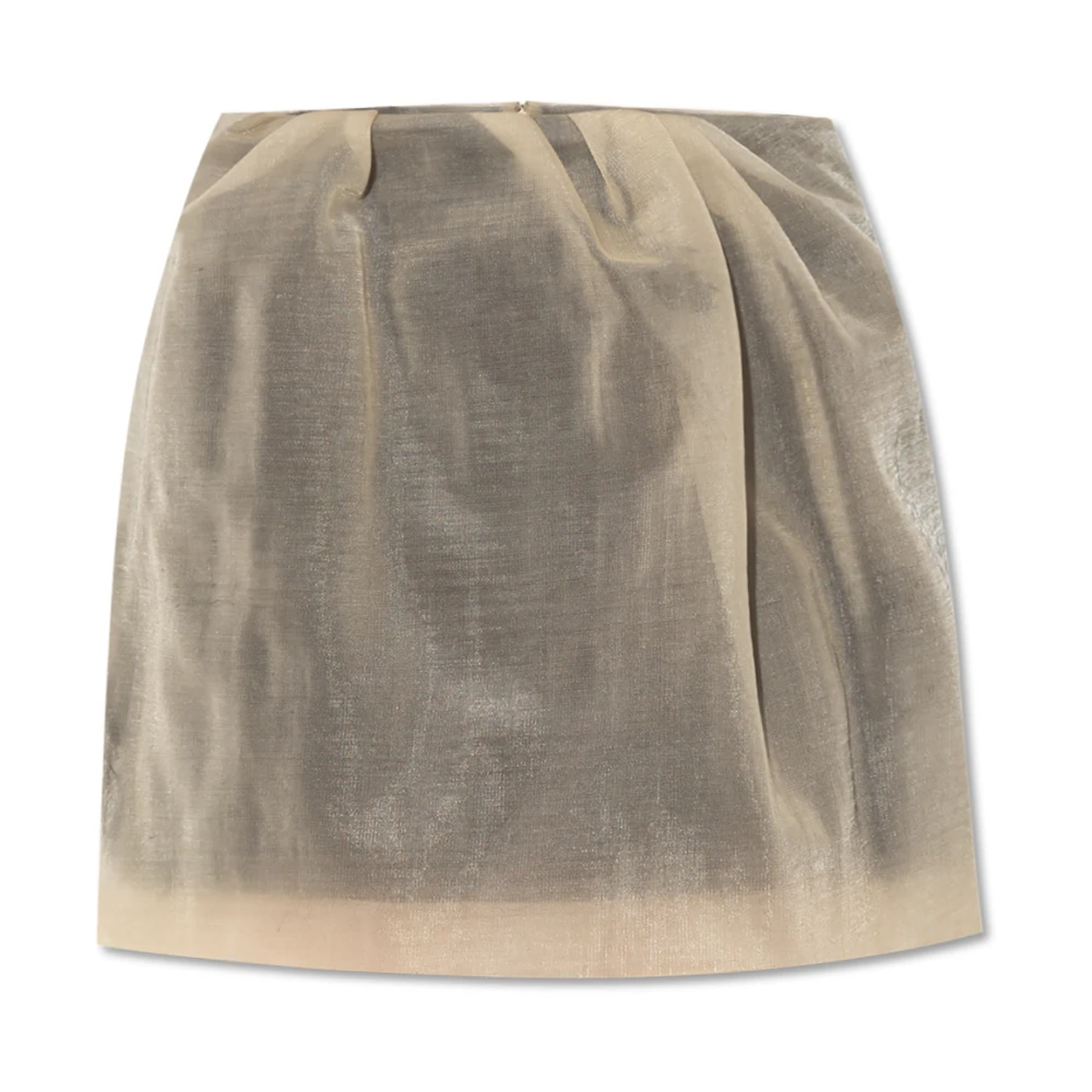 Alexander mcqueen Rok met ruches Beige Dames