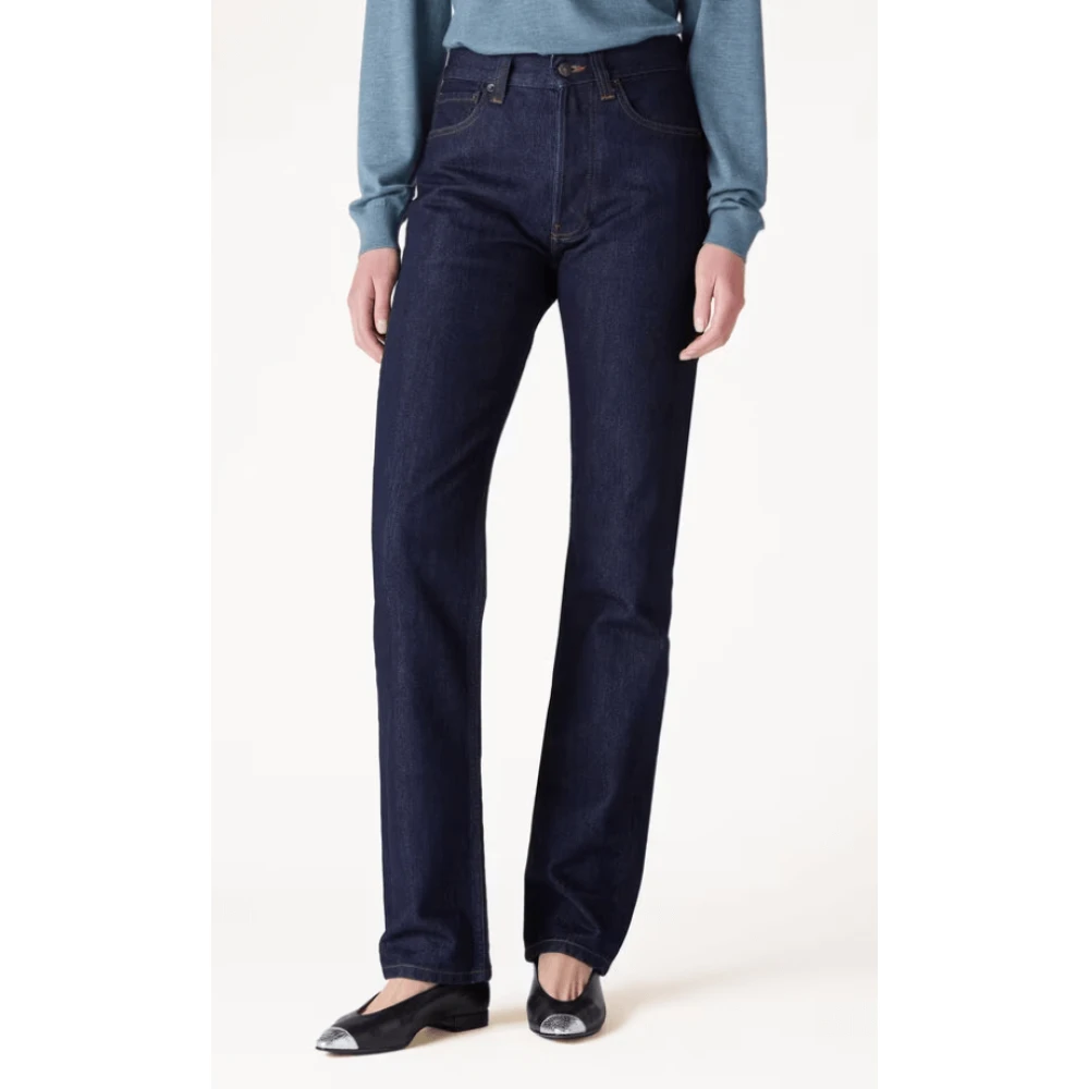 Loro Piana Straight Jeans Blue Dames