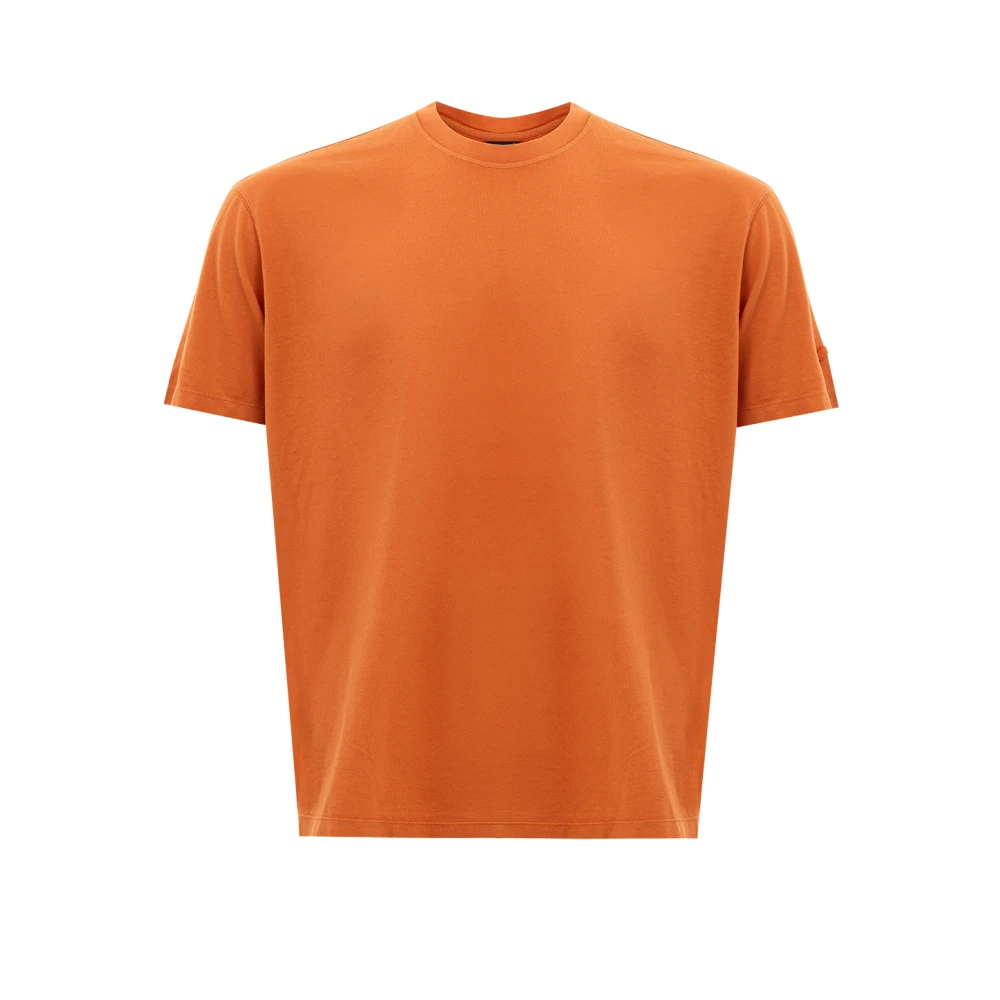 PAUL & SHARK Oranje Katoenen T-Shirt Orange Heren