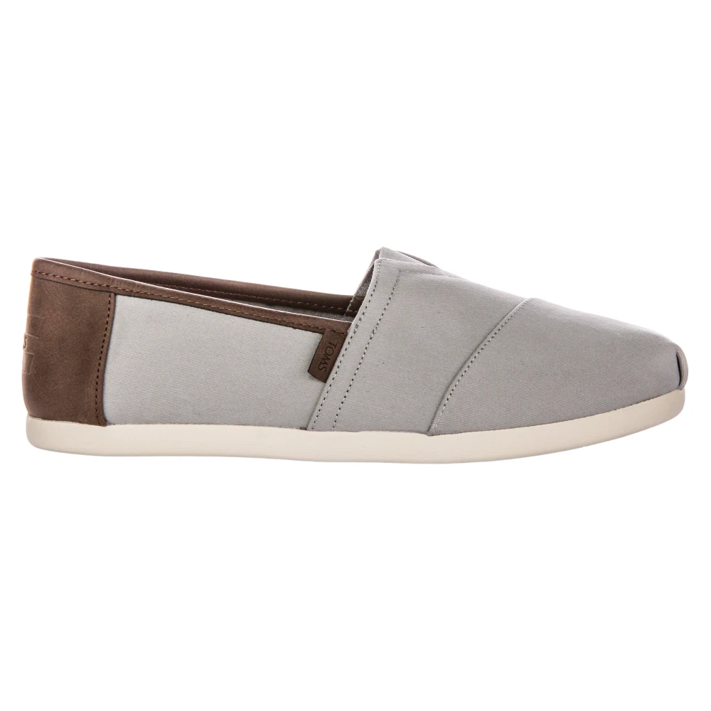 Toms Men's Gray Espadrilles,, Vegan Grey Espadrilles Size 7 Uk