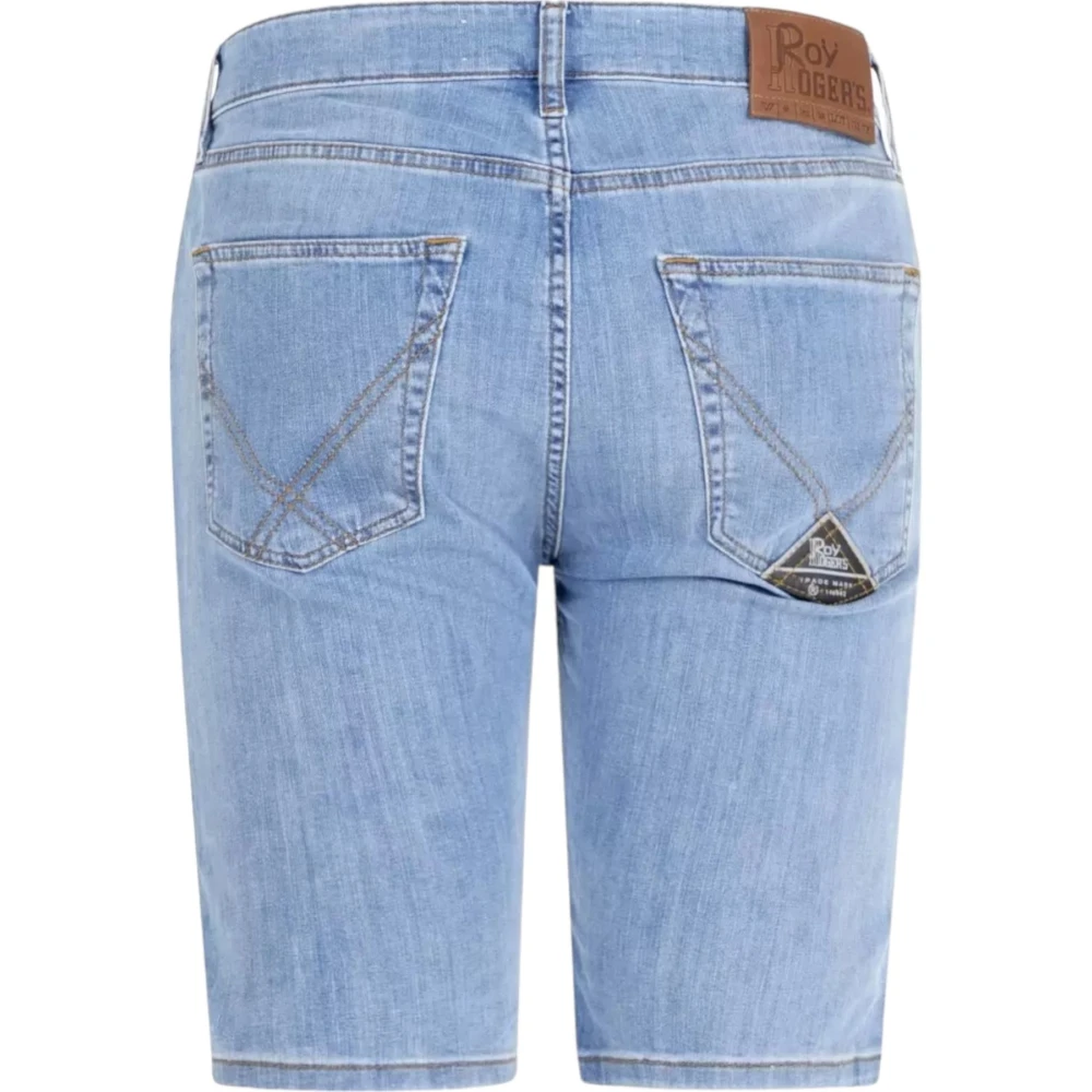 Roy Roger's Denim Shorts Blue Heren