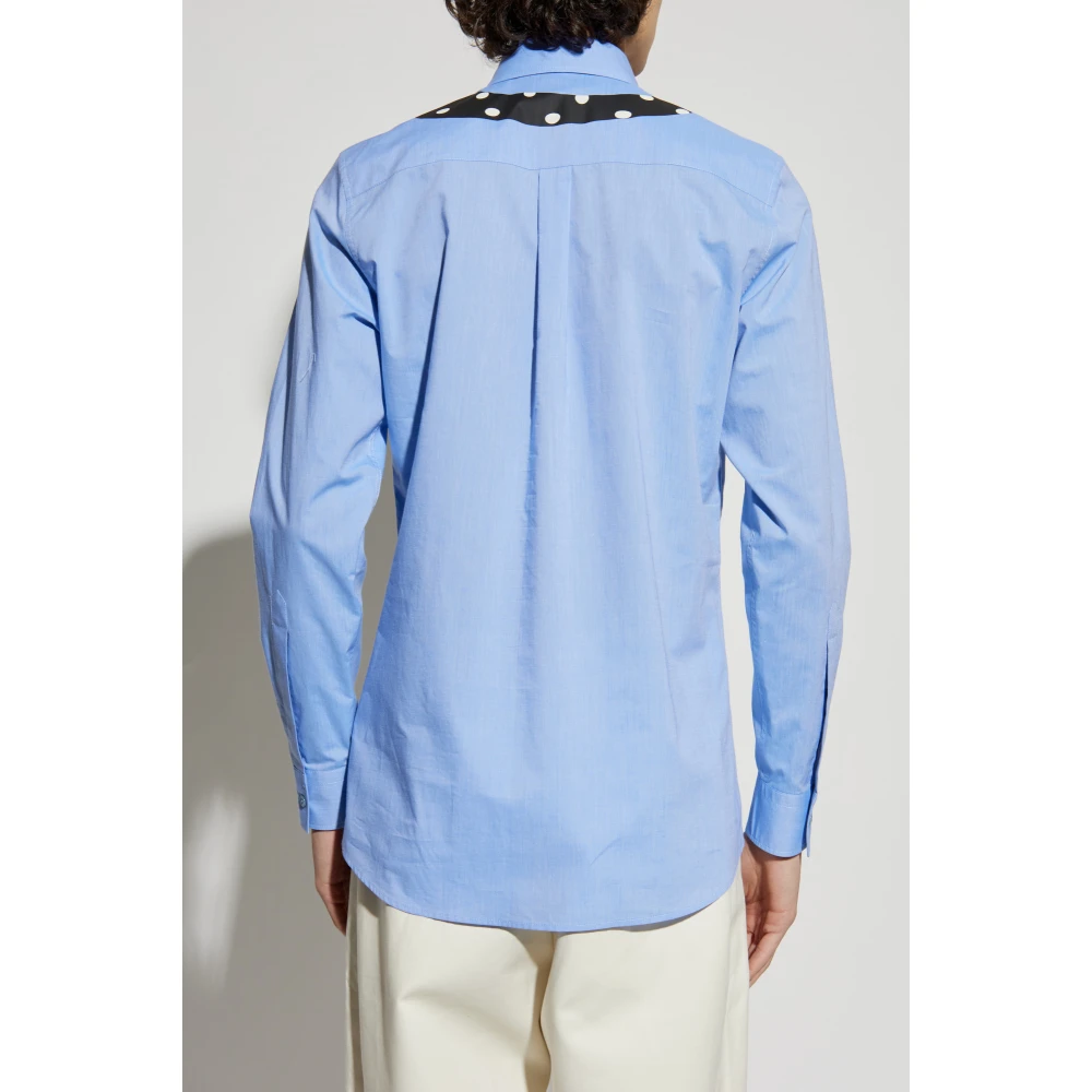 Moschino Shirt met print Blue Heren