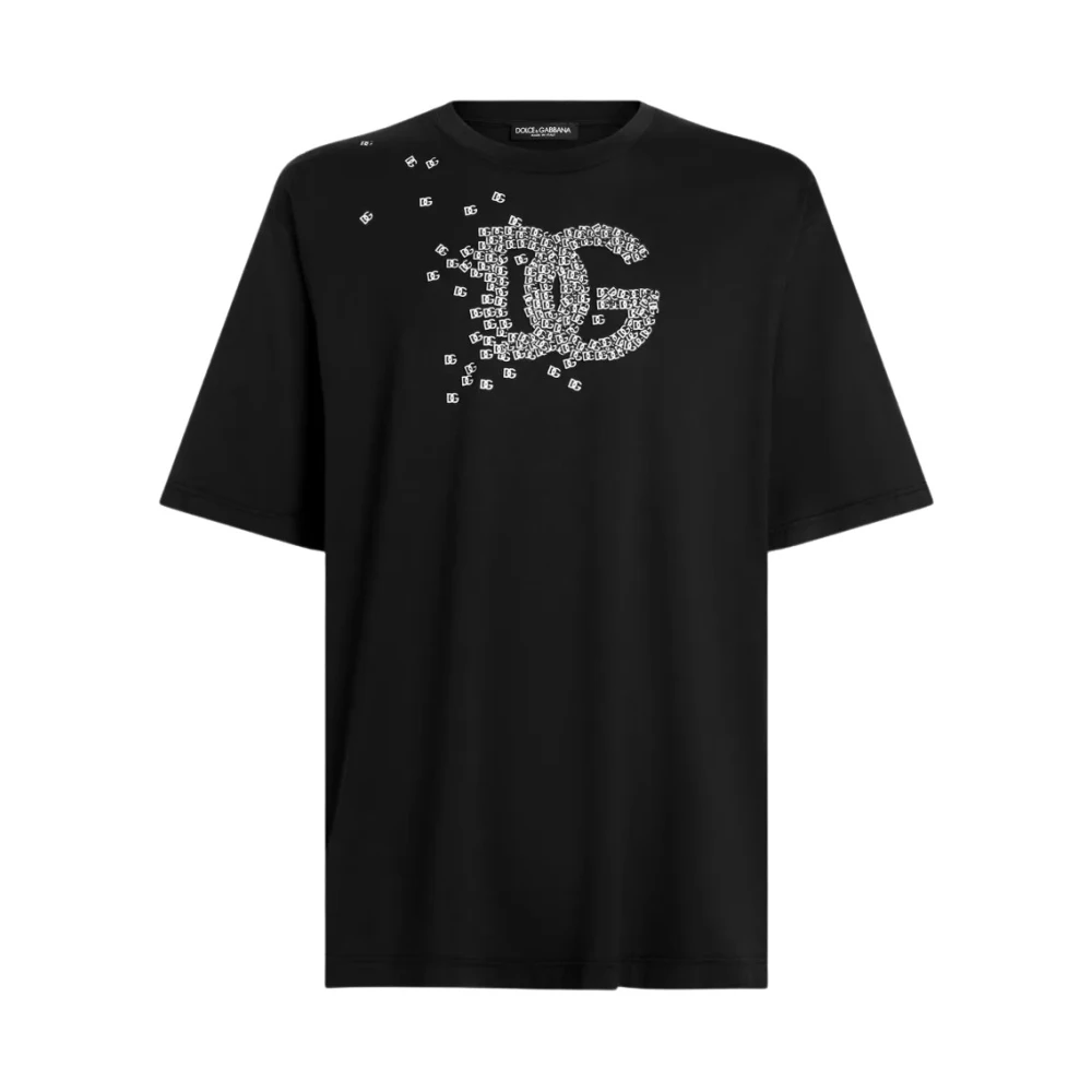 Dolce & Gabbana Mannelijk Zwart Tops Heren, S, T-Shirt Nero