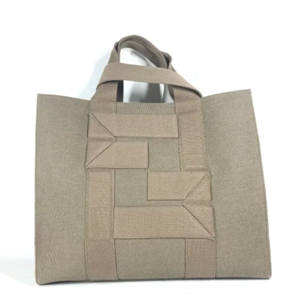 Fendi Vintage Pre-owned Canvas fendi-bags Gray Dames
