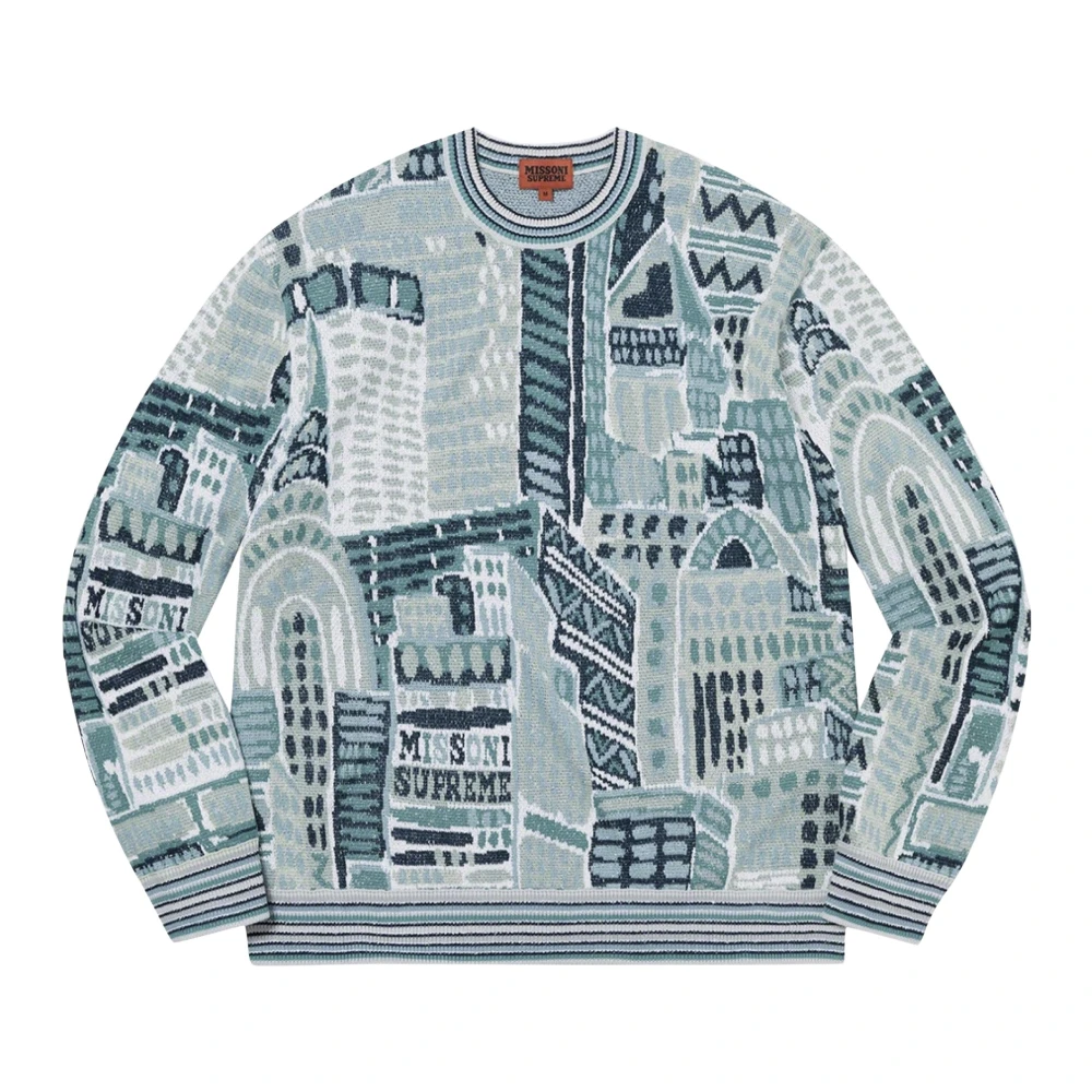 Supreme Beperkte oplage Missoni Sweater Wit Multicolor Heren