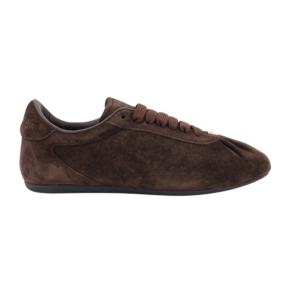 Dolce & Gabbana Brown Sneakers, Female, 7 Uk, Soft Ballet Trainers